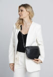 Nerka skórzana czarna
Czarna torebka na pasek
Elegancka nerka damska
Modna nerka skórzana crossbag