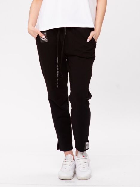 Spodnie damskie bawełniane Great Look czarne  824