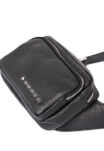nerka skórzana unisex czarna, beltbag , crossbag