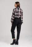 Spodnie damskie cygaretki Soft Office Look 415 - 5